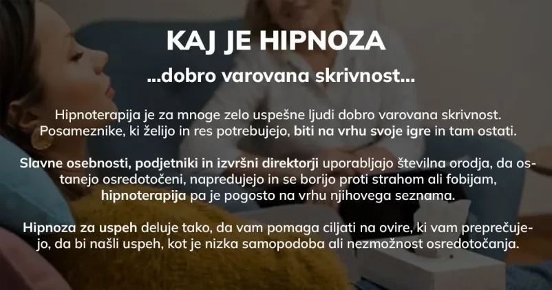Premagajte slabe navade s hipnoterapijo Ljubljana, Slovenija