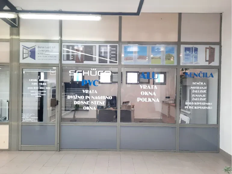 ALU, PVC okna, vhodna vrata in drsne stene Koper, Primorska
