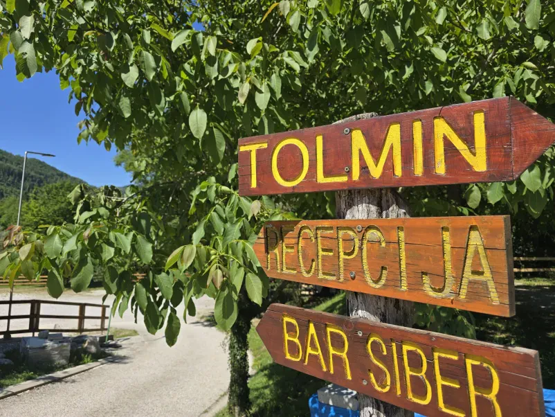 Campsite in Tolmin, Goriška