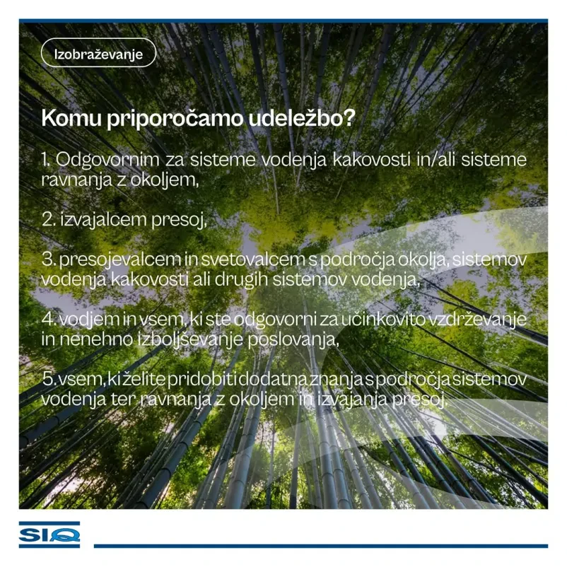 Certificiranje poslovnih sistemov po mednarodnih standardih