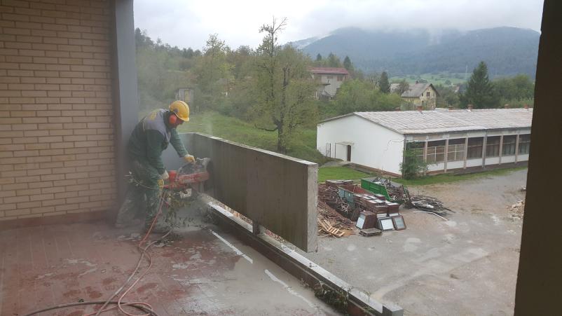 Vrtanje, rezanje betona Slovenija