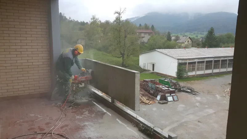 Vrtanje, rezanje betona Slovenija
