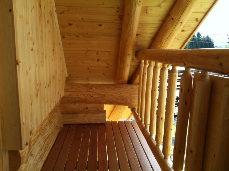 Gradnja masivnih lesenih hiš Slovenija