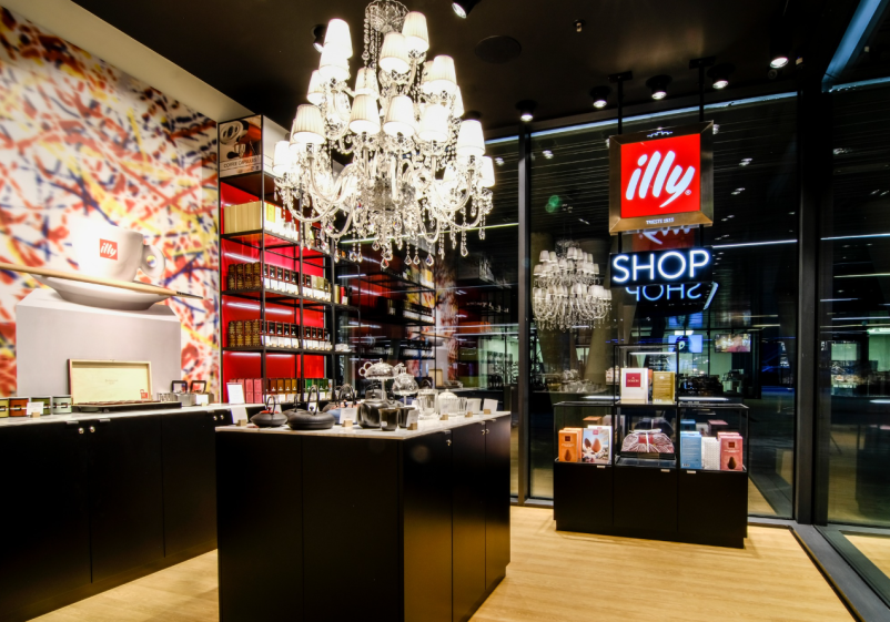 Velika ponudba Illy kave v trgovini BTC v Ljubljani