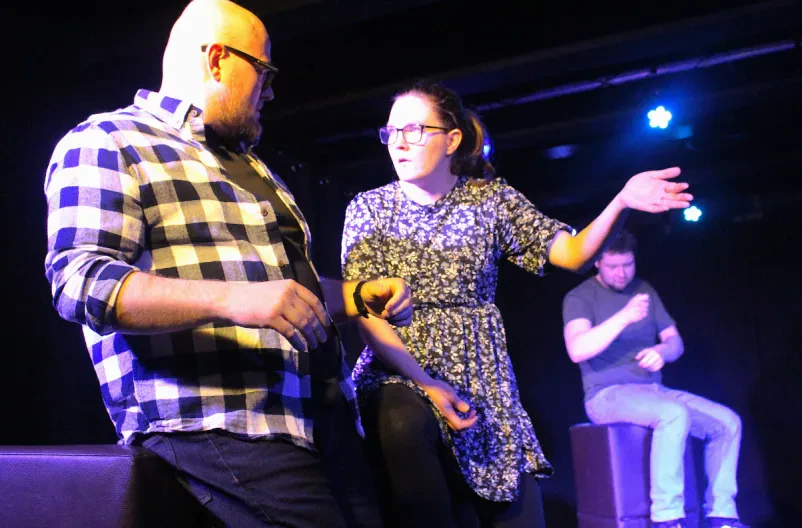 Obisk impro gledališča v Ljubljani