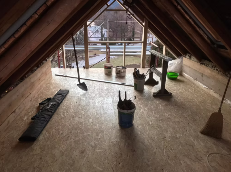 Izdelava podestov iz lesa Osrednja Slovenija