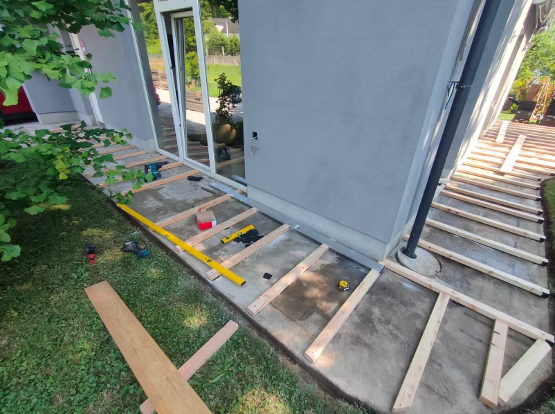 Izdelava terase iz lesa Osrednja Slovenija