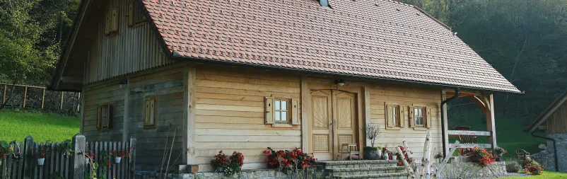 Lesena ostrešja v Posavju