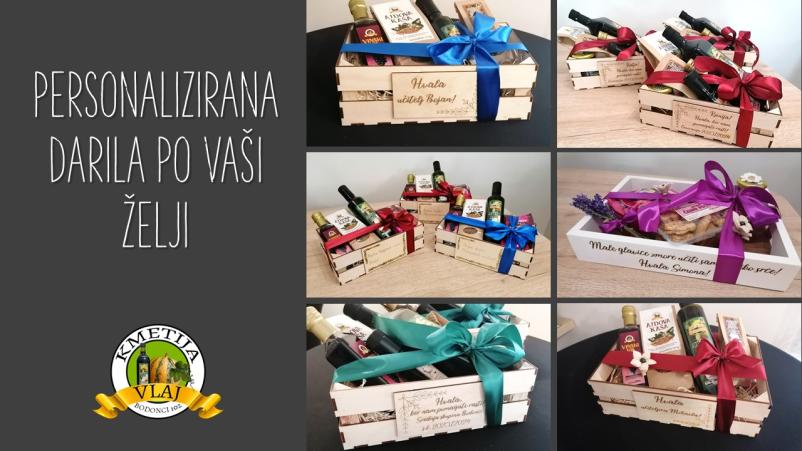 Darilni paketi z domačimi izdelki Pomurje