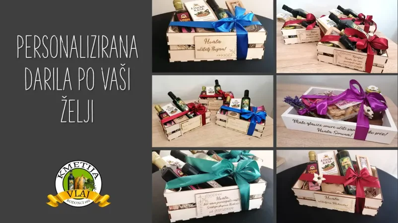 Darilni paketi z domačimi izdelki Pomurje