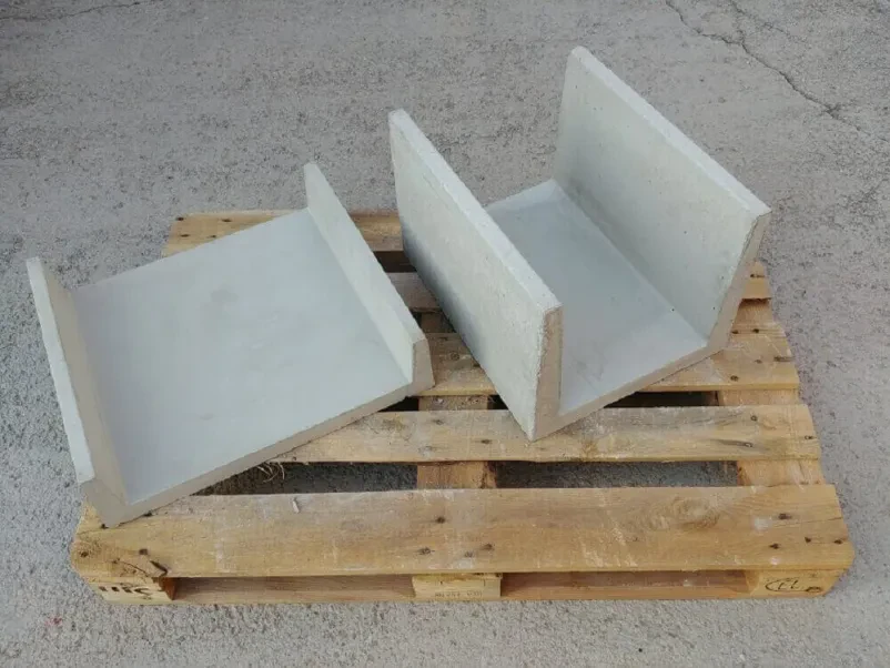 Oglate betonske kanelete