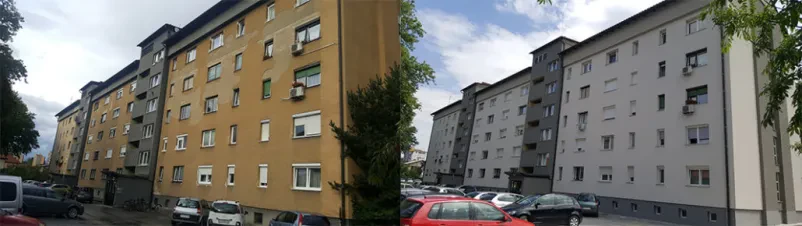 Obnova in izdelava fasade Savinjska, Slovenija