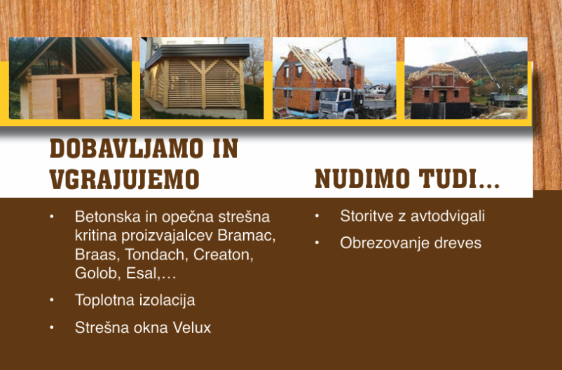Kvalitetna popravila ostrešij Slovenija