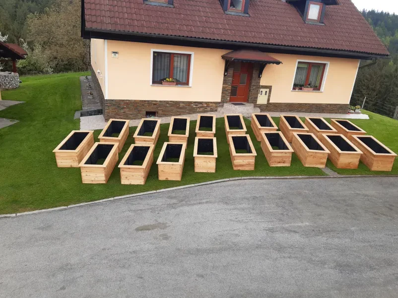 Izdelava in dostava visokih gred Slovenija, hrvaška