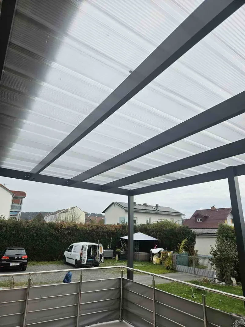 Izdelava aluminijastih nadstreškov Juršinci, Pomurje