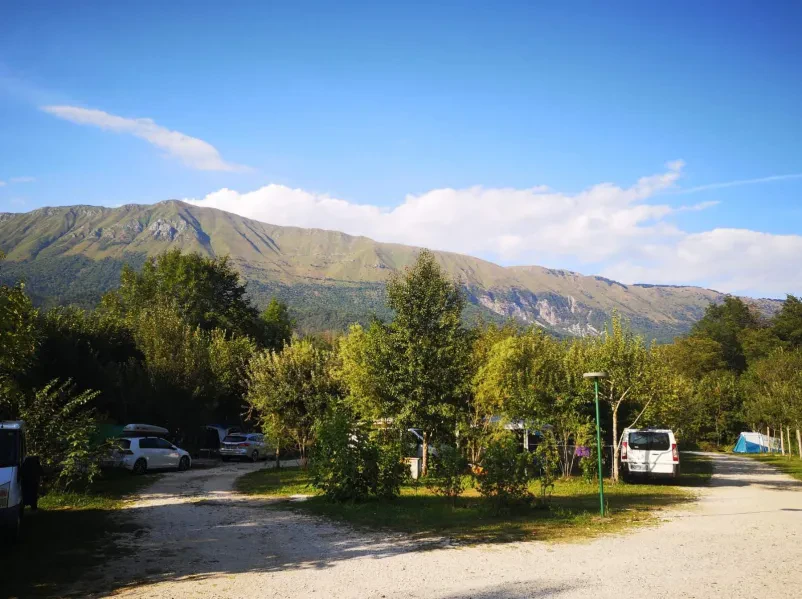 Lebanč Campsite, Nadiža River, Kobarid, Slovenia