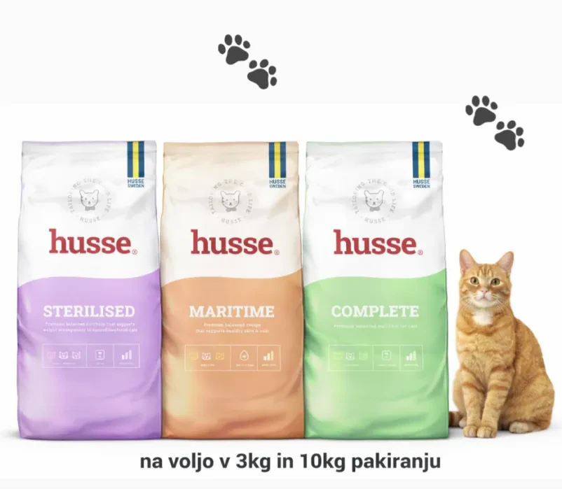 Pasja in mačja hrana Husse Pomurje