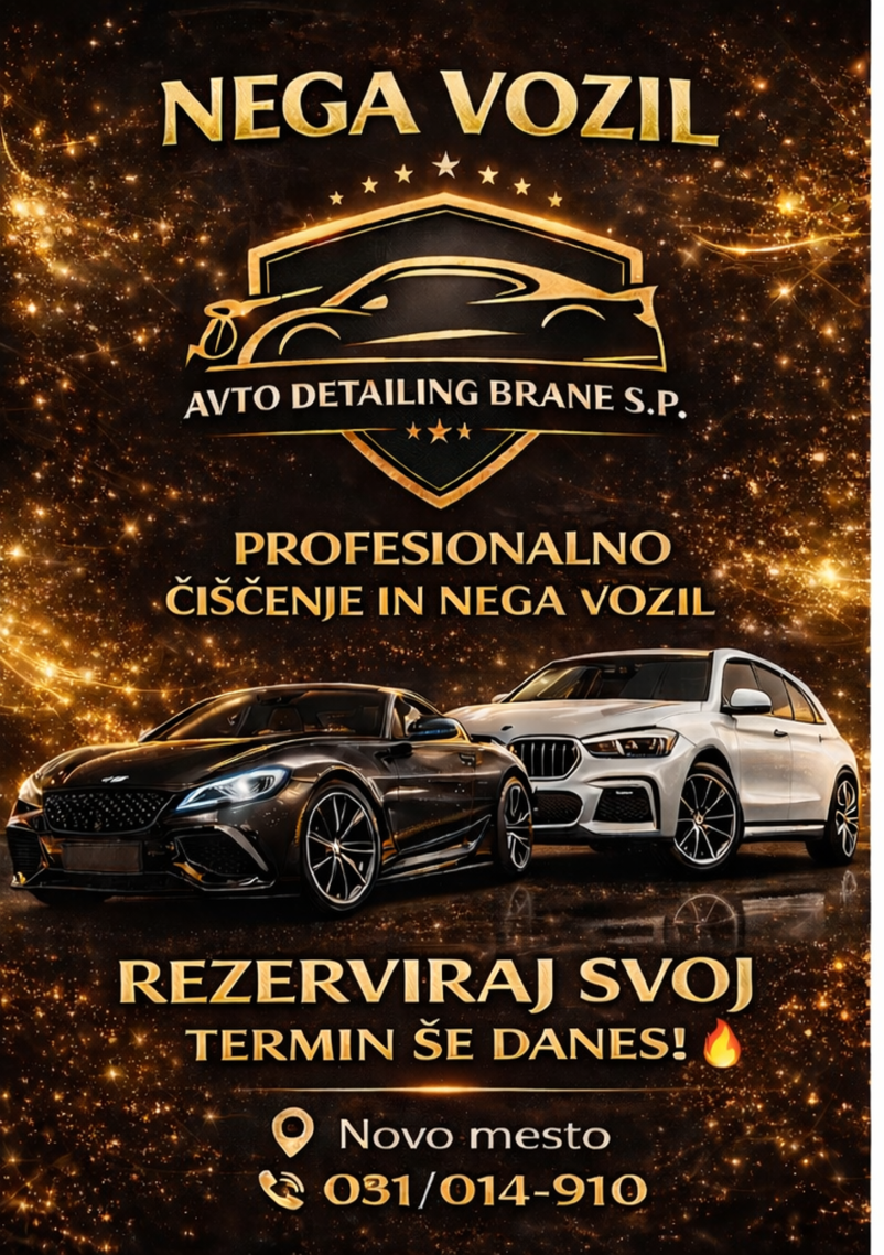 Ugodno čiščenje vozil Novo mesto, okolica