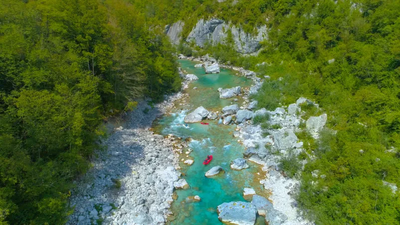 Con il raft sull'Isonzo