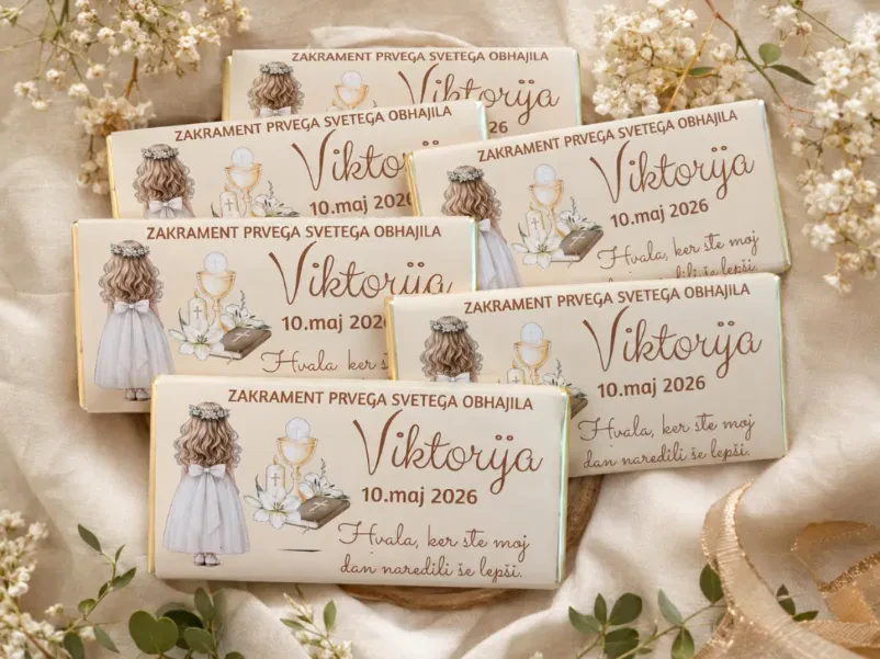 Personalizirana unikatna čokolada darila Podravska