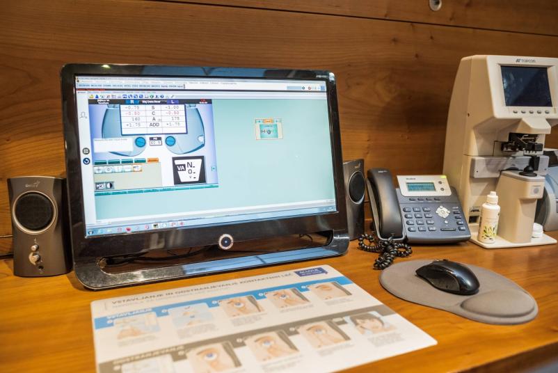 Sodobna očesna ordinacija in kontaktne leče Šiška