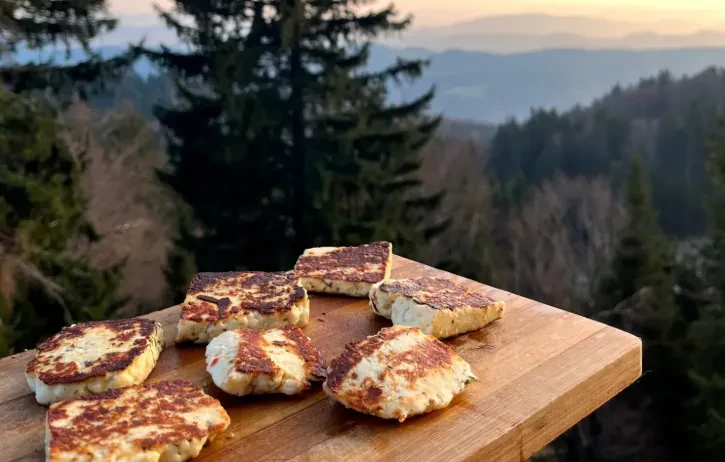 Nakup mlečnih izdelkov v avtomatu