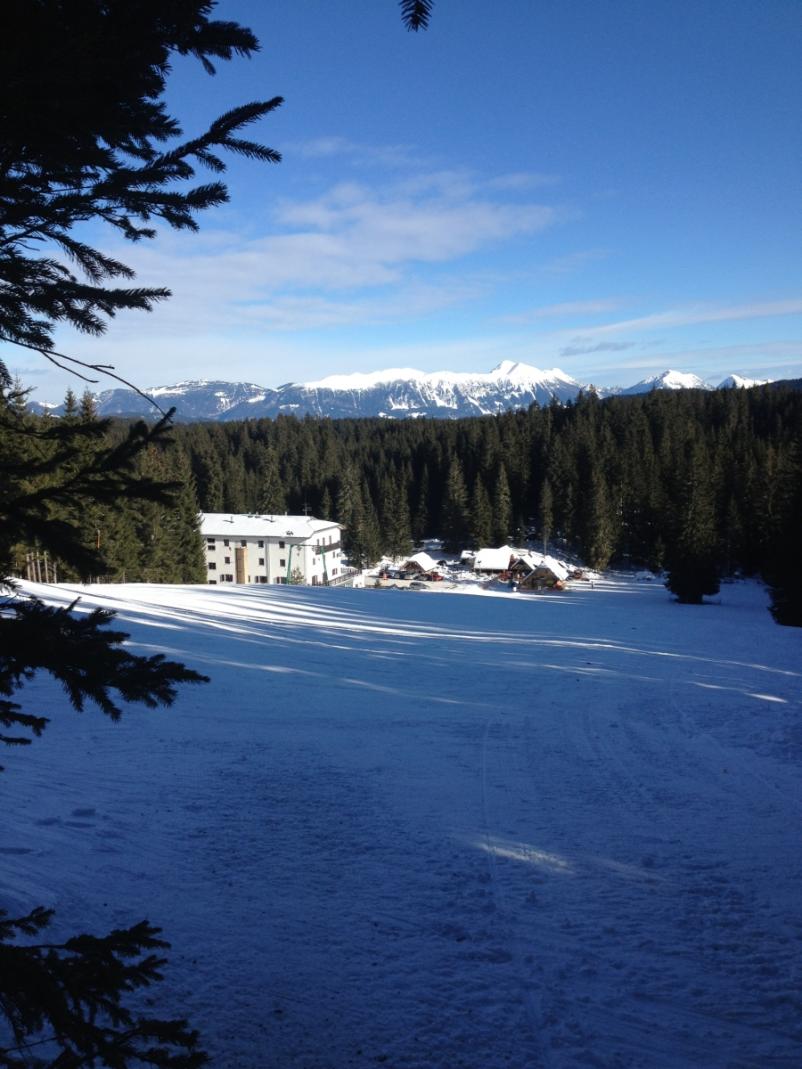 Učenje smučanja Pokljuka