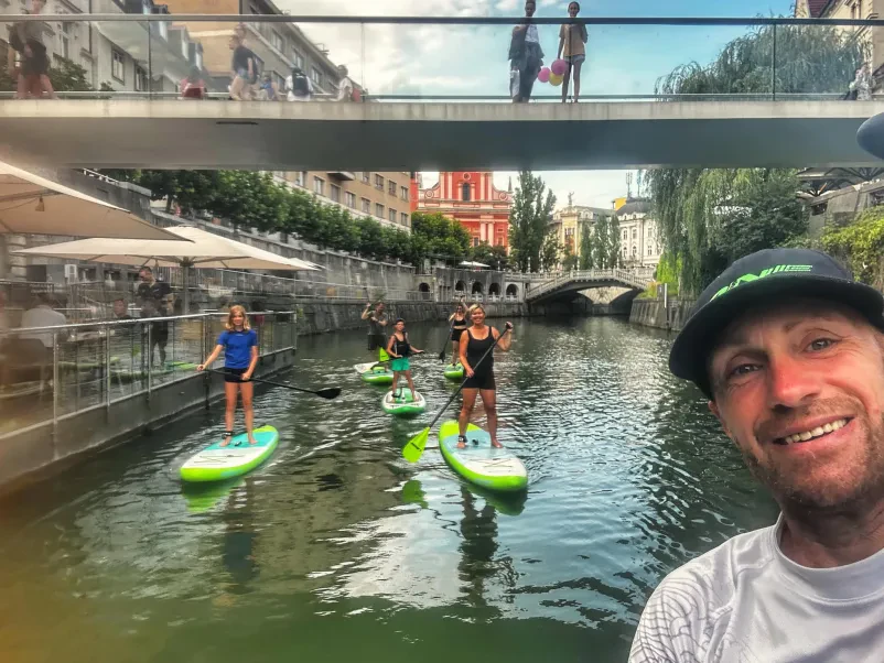 Učenje SUPanja Ljubljana