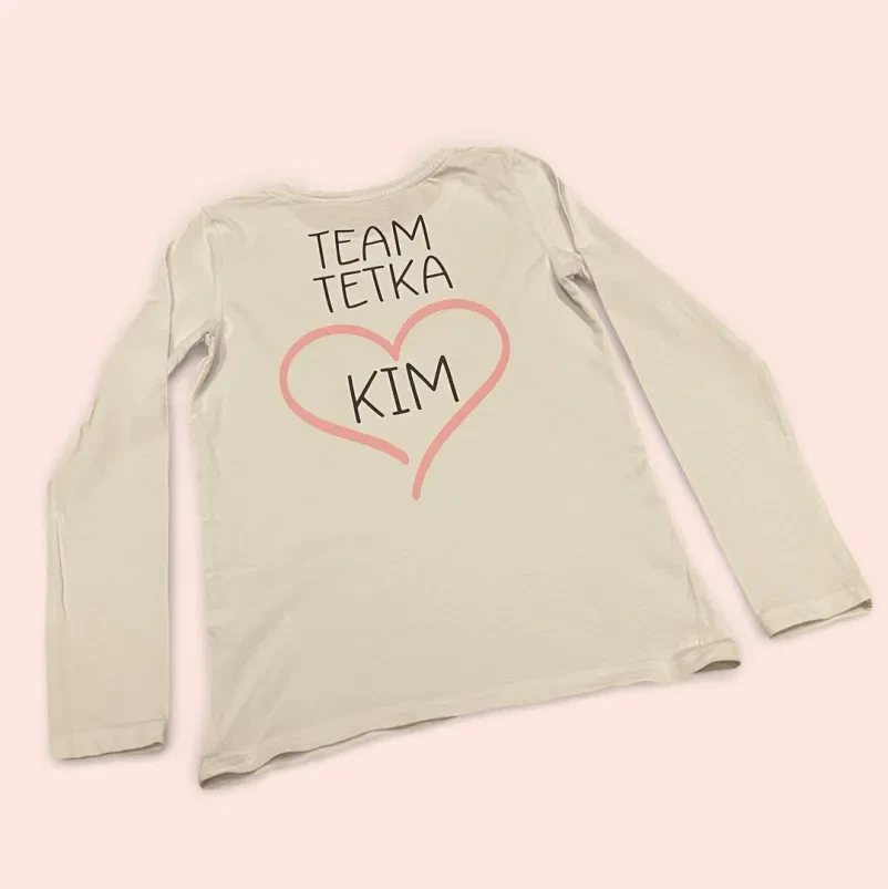 Lesen hranilnik z vgraviranim imenom otroka Ugoden tisk na majice Obala