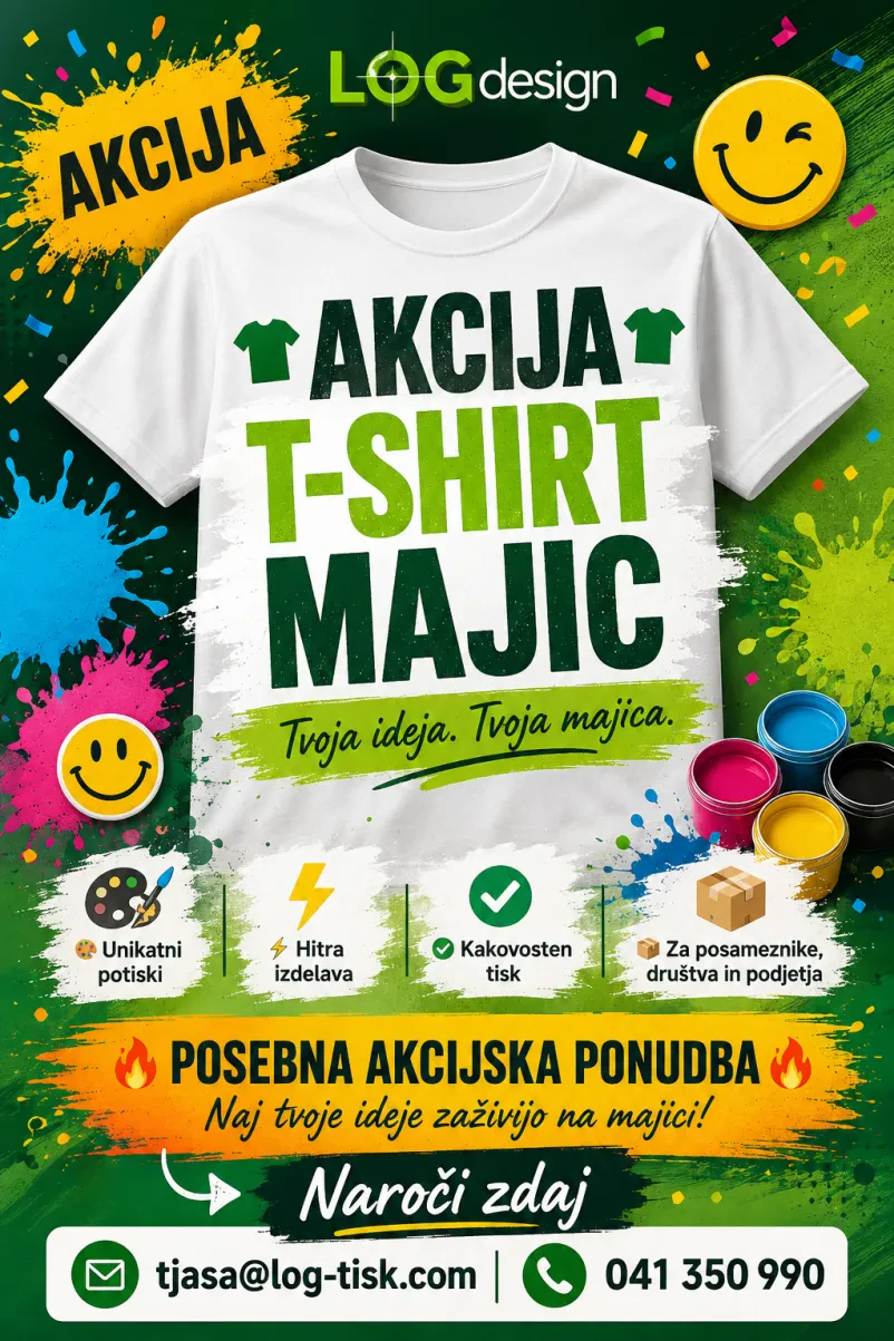 Ugoden tisk na majice Obala, Primorska