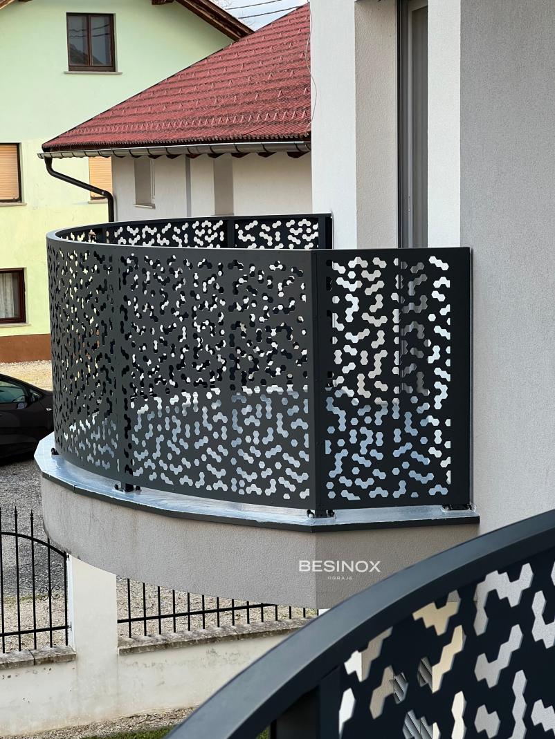 Ugodna izdelava in montaža alu, perforiranih ograj Ljubljana