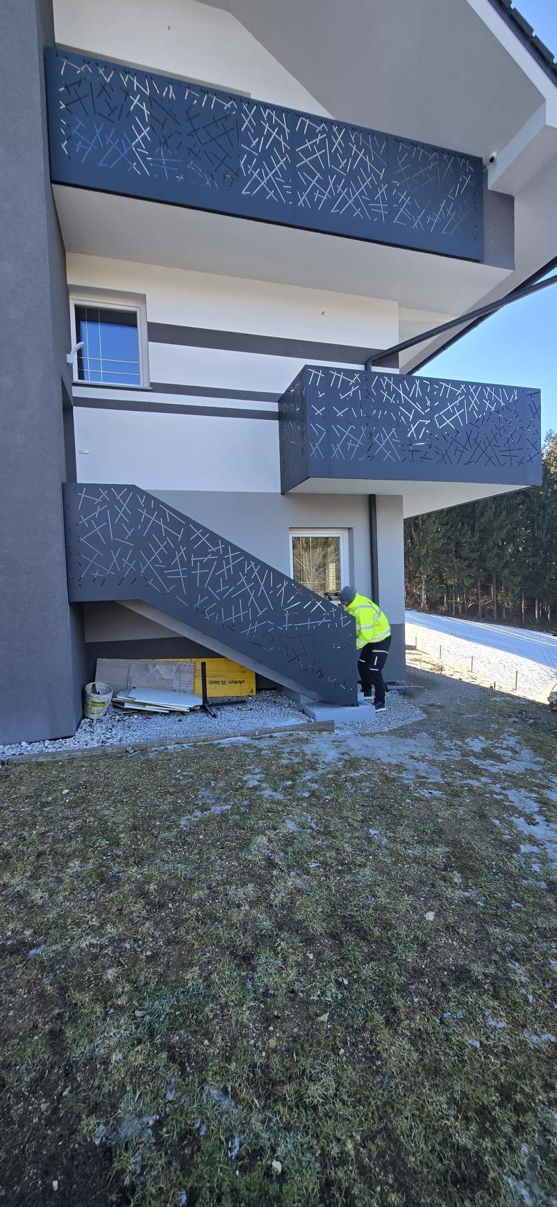 Izdelava in montaža ograj iz aluminija v Ljubljani