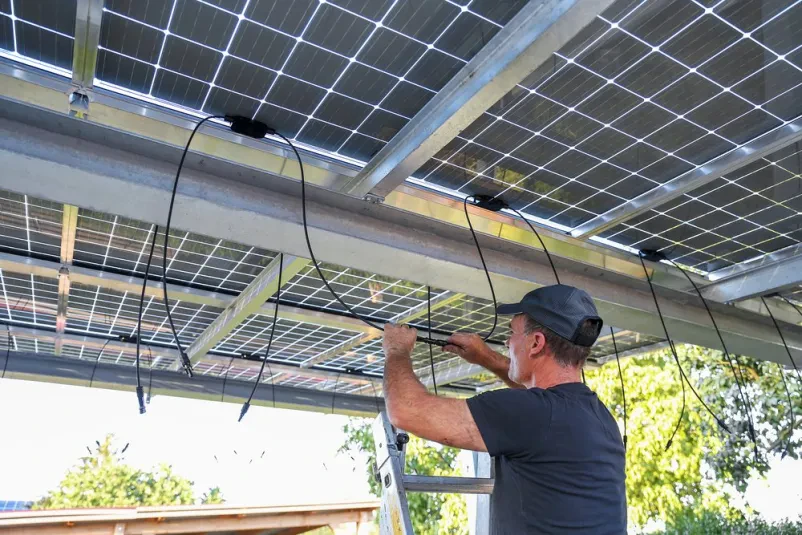 Montaža sončnih elektrarn Savinjska