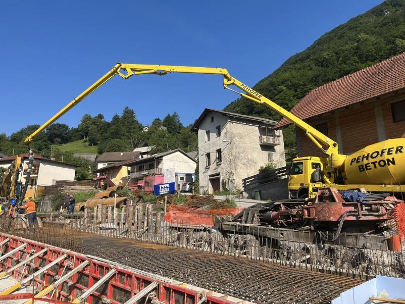 Transport betona Notranjska, Slovenija