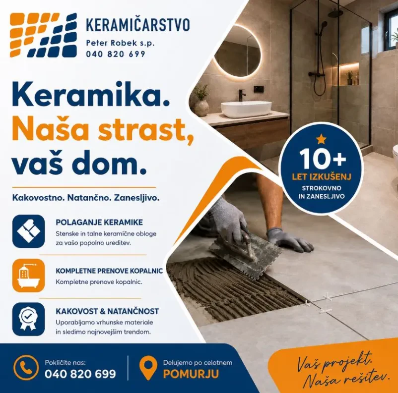 Polaganje keramike Pomurje