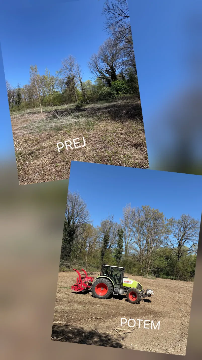 Popravilo in utrjevanje gozdnih vlak in poti