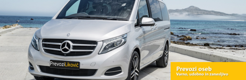 Kombi prevozi oseb Slovenija, tujina