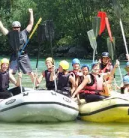 Adrenaline adventure rafting in bled