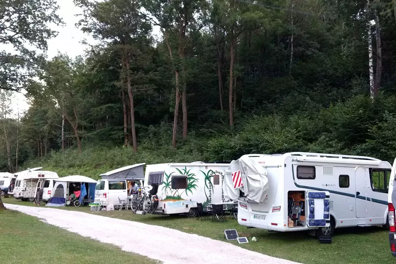 Avtokamp iz Karavank proti Ljubljani