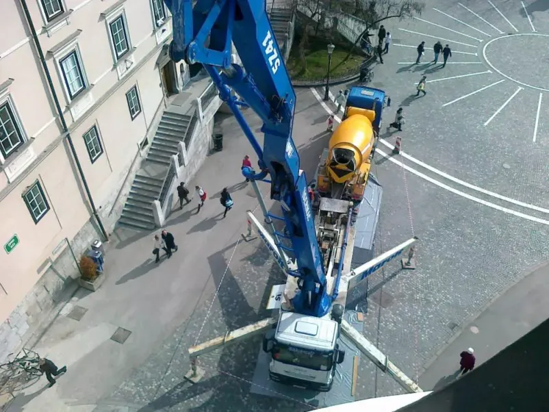 Dostava betona po Ljubljani