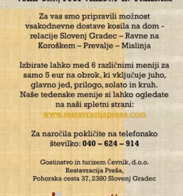 Catering koroska stajerska