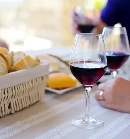 Degustacija rdecih vin vipava