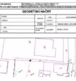 Geodetski nacrt lenart v slovenskih goricah stajerska