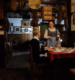 Restaurant with traditional Slovenian dishes