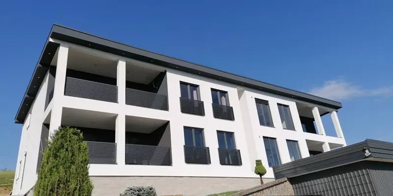 gradnja montažne hiše na Štajerskem