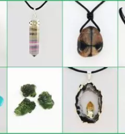 Jewelry mineral fossil slovenia