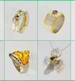 Jewelry mineral fossil slovenia