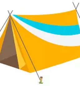 Kamp v dolini lepene