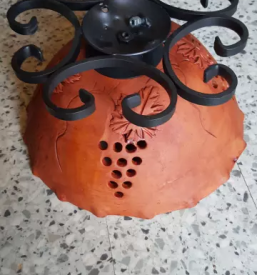 Kovane luci z glinenimi sencniki savinjska