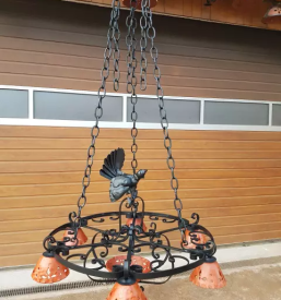 Kovane luci z glinenimi sencniki savinjska